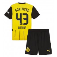 Borussia Dortmund Jamie Bynoe-Gittens #43 Fotballklær Hjemmedraktsett Barn 2024-25 Kortermet (+ korte bukser)